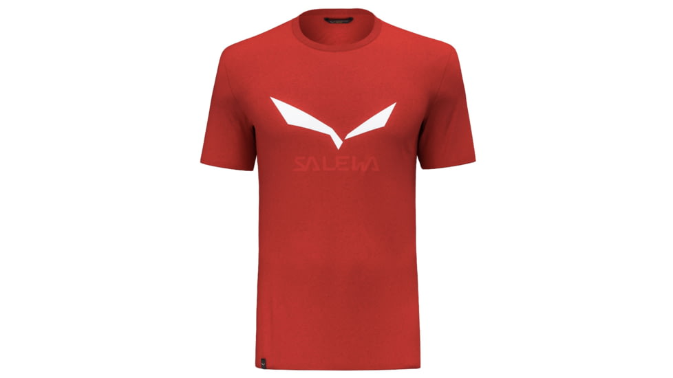 Salewa Solidlogo Dry T-Shirt - Mens, Flame, Large, 27018-1500-L