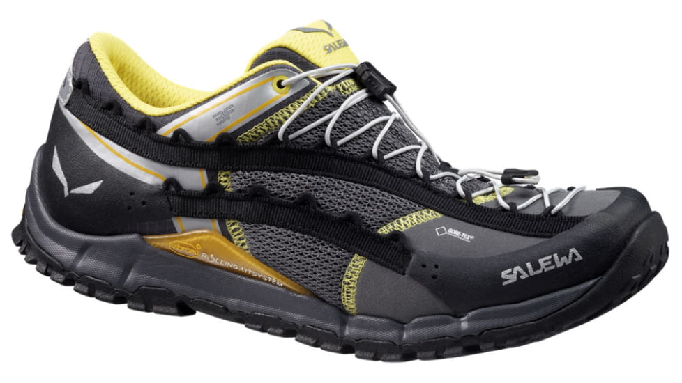 Salewa Speed Ascent GTX Hiking Shoe - Men's-Black/Yellow-Medium-10 US