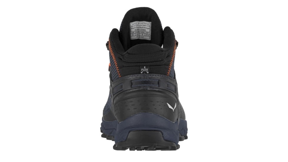 Salewa Ultra Flex 2 Mid GTX Hiking Shoes - Mens, Black Out/Red Orange, 11.5, 00-0000061387-984-11.5