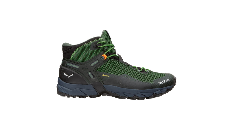 Salewa Ultra Flex 2 Mid GTX Hiking Shoes - Mens, Raw Green/Pale Frog, 7.5, 00-0000061387-5322-7.5