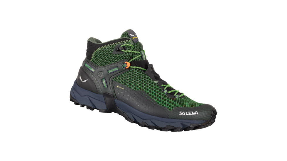 Salewa Ultra Flex 2 Mid GTX Hiking Shoes - Mens, Raw Green/Pale Frog, 7.5, 00-0000061387-5322-7.5
