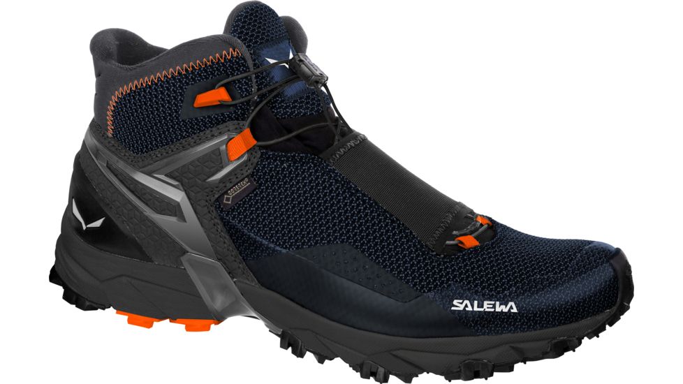Salewa Ultra Flex Mid GTX Hiking Shoe - Men's-Black/Holland-Medium-9