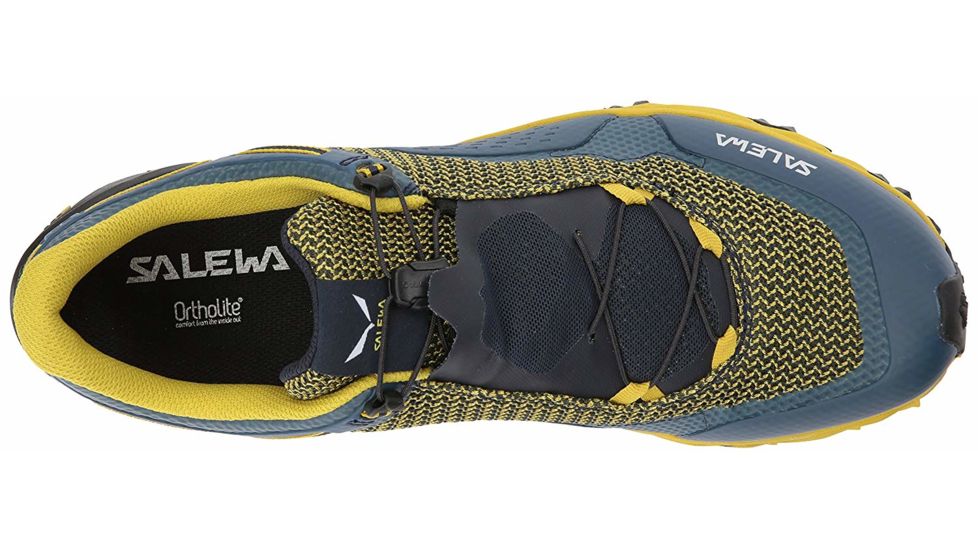 Salewa Ultra Train 2 Mens Hiking Shoes, Night Black/Kamille, 11.5 US, 00-0000064421-960-11.5