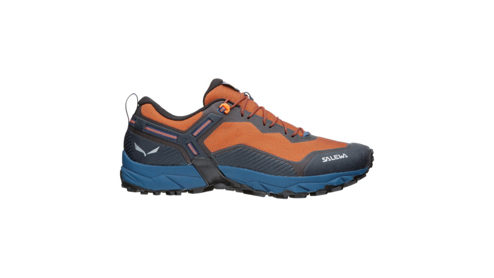 Salewa Ultra Train 3 Hiking Shoes - Mens, Dark Denim/Red Orange, 8, 00-0000061388-8663-8