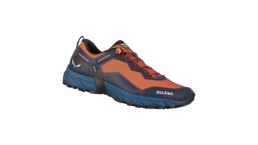 Salewa Ultra Train 3 Hiking Shoes - Mens, Dark Denim/Red Orange, 8, 00-0000061388-8663-8