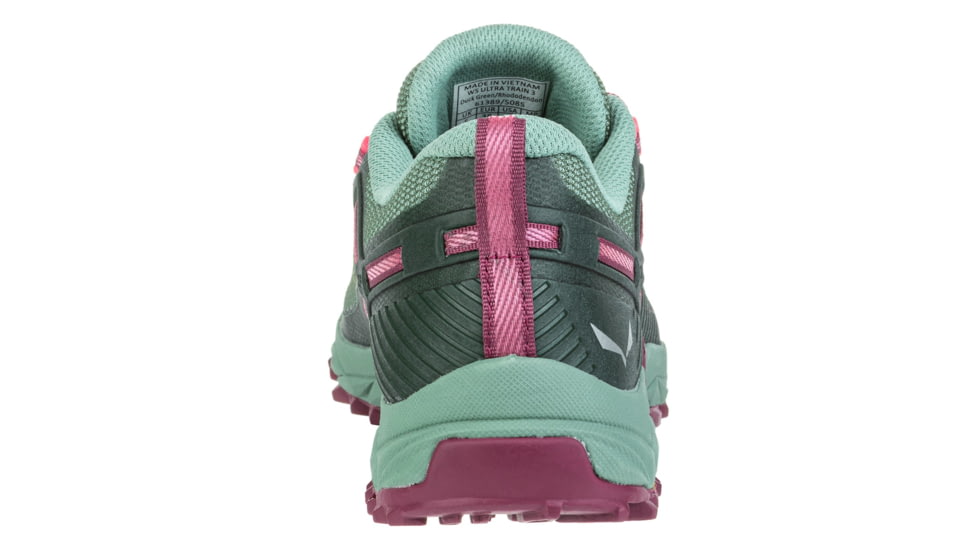 Salewa Ultra Train 3 Hiking Shoes - Womens, Duck Green/Rhododendon, 9, 00-0000061389-5085-9