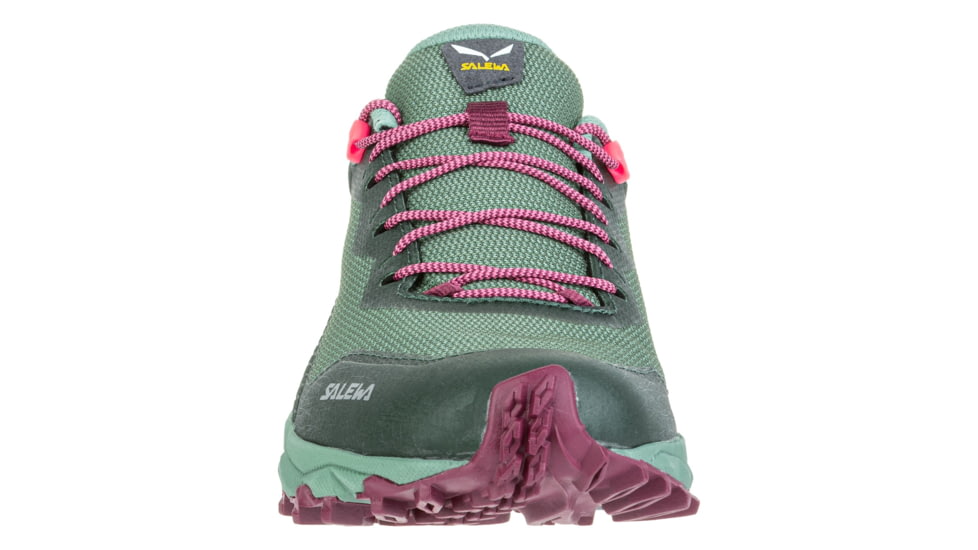Salewa Ultra Train 3 Hiking Shoes - Womens, Duck Green/Rhododendon, 9, 00-0000061389-5085-9