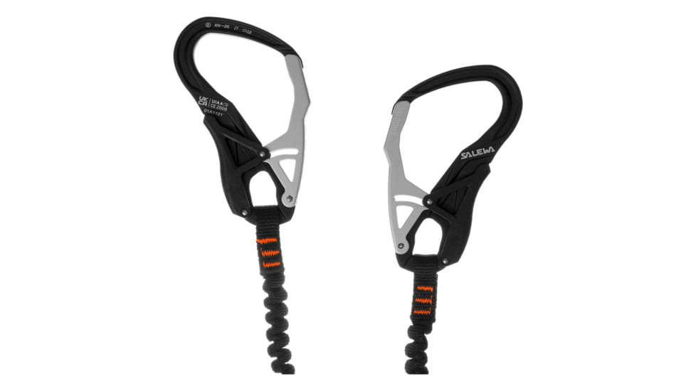 Salewa Via Ferrata Ergo Tex Set, Black/Orange, One Size, 00-0000000984-0443-UNI