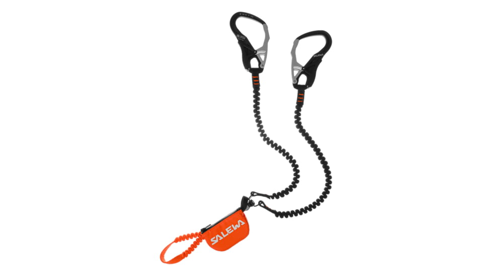 Salewa Via Ferrata Ergo Tex Set, Black/Orange, One Size, 00-0000000984-0443-UNI
