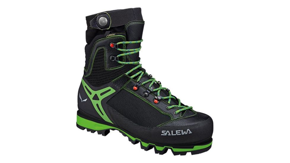 Salewa Vultur Vertical GTX Men's Mountaineering Boots, Black/Cactus, 00-0000061330-916