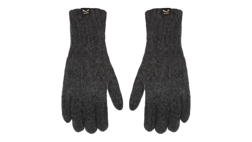 Salewa Walk Wool Gloves, Carbon, Extra Large, 26814-780-XL