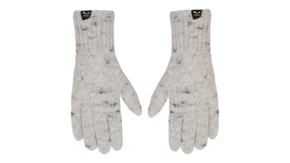 Salewa Walk Wool Gloves, Grey, Medium, 26814-50-M