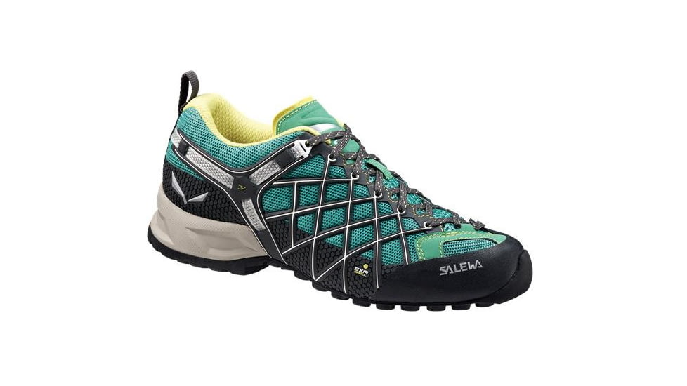 Salewa Wildfire Approach Shoe - Womens-Atlantis/Sulphur-Medium-6.5 US