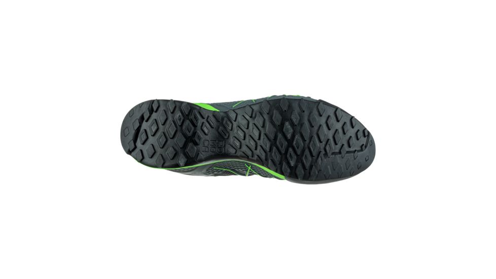 Salewa Wildfire Approach Shoes - Mens, Flintstone/Fluo Green, 10.5 US, 00-0000063485-7450-10.5