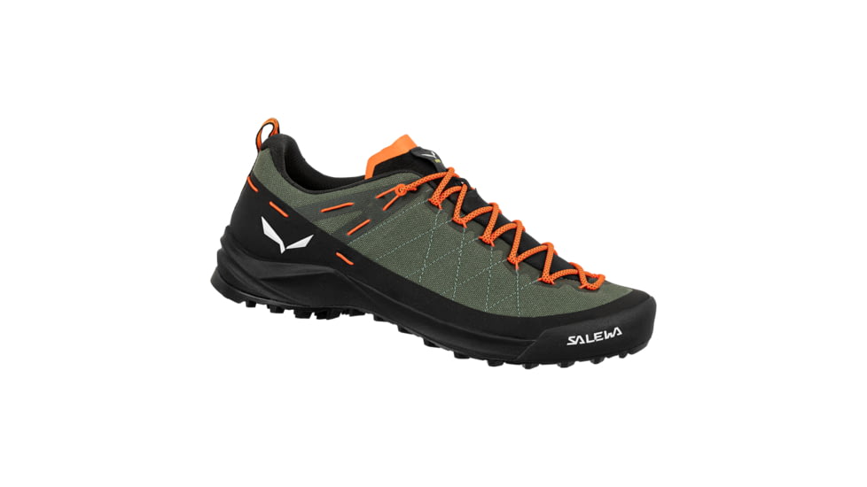 Salewa Wildfire Canvas Hiking Shoes - Mens, Raw Green/Black, 14, 00-0000061406-5331-14