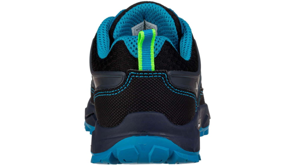 Salewa Wildfire Climbing Shoes - Kids, Ombre Blue/Fluo Green, 13.5, 00-0000064007-3847-13.5