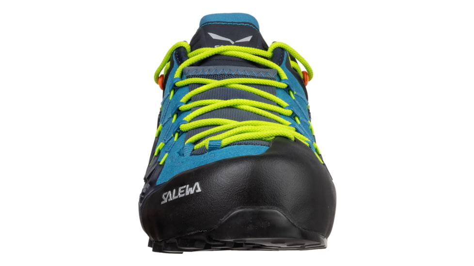 Salewa Wildfire Edge Climbing Shoes - Mens, Premium Navy/Fluo Yellow, 9, 00-0000061346-3988-9