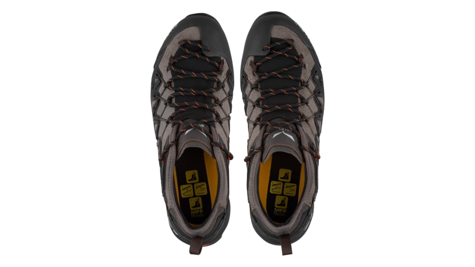 Salewa Wildfire Edge Climbing Shoes - Mens, Wallnut/Fluo Orange, 14, 00-0000061346-7512-14