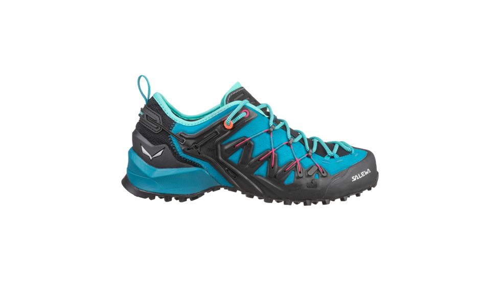 Salewa Wildfire Edge Climbing Shoes - Womens, Malta/Vivacious, 10, 00-0000061347-8736-10