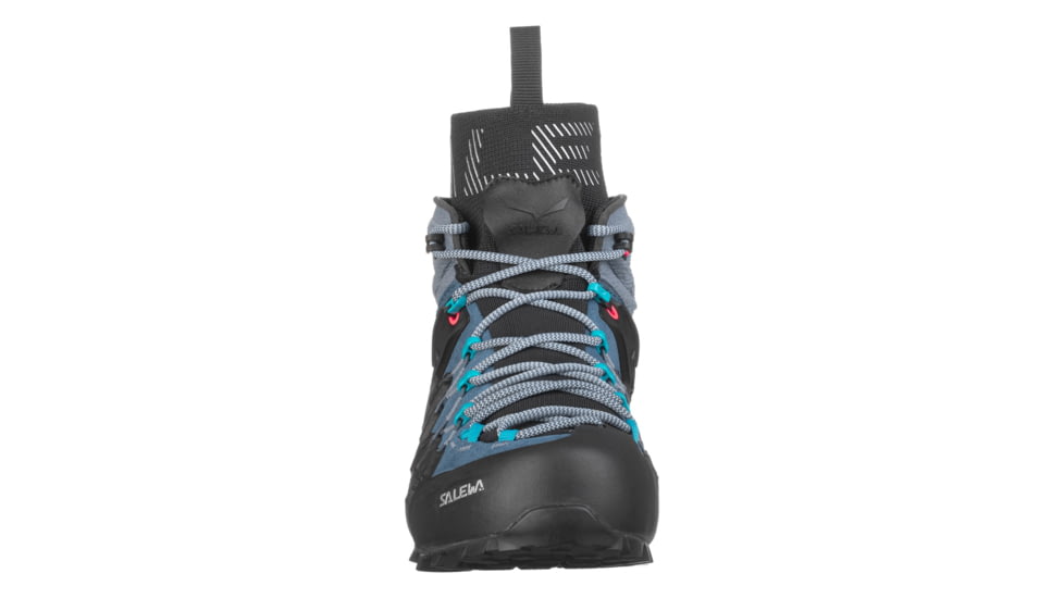 Salewa Wildfire Edge Mid GTX Climbing Shoes - Womens, Poseidon/Grisaille, 7, 00-0000061351-8975-7