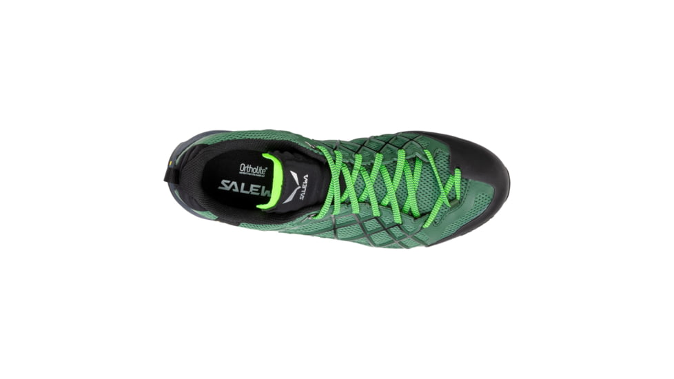 Salewa Wildfire GTX Approach Shoes - Mens, Myrtle/Fluo Green, 12, 00-0000063487-5949-12