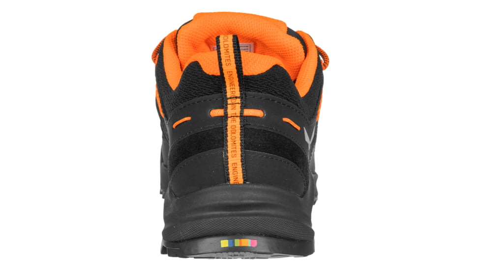 Salewa Wildfire Leather Approach Shoes - Mens, Black/Fluo Orange, 14, 00-0000061395-0938-14