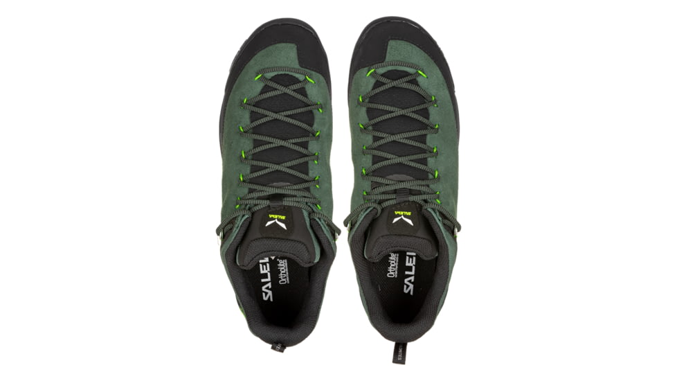 Salewa Wildfire Leather Approach Shoes - Mens, Raw Green/Black, 14, 00-0000061395-5331-14