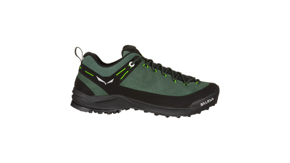 Salewa Wildfire Leather Approach Shoes - Mens, Raw Green/Black, 14, 00-0000061395-5331-14