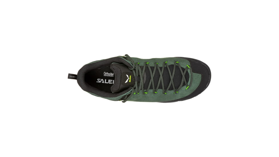 Salewa Wildfire Leather Approach Shoes - Mens, Raw Green/Black, 14, 00-0000061395-5331-14