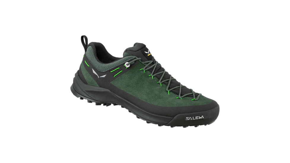 Salewa Wildfire Leather Approach Shoes - Mens, Raw Green/Black, 14, 00-0000061395-5331-14
