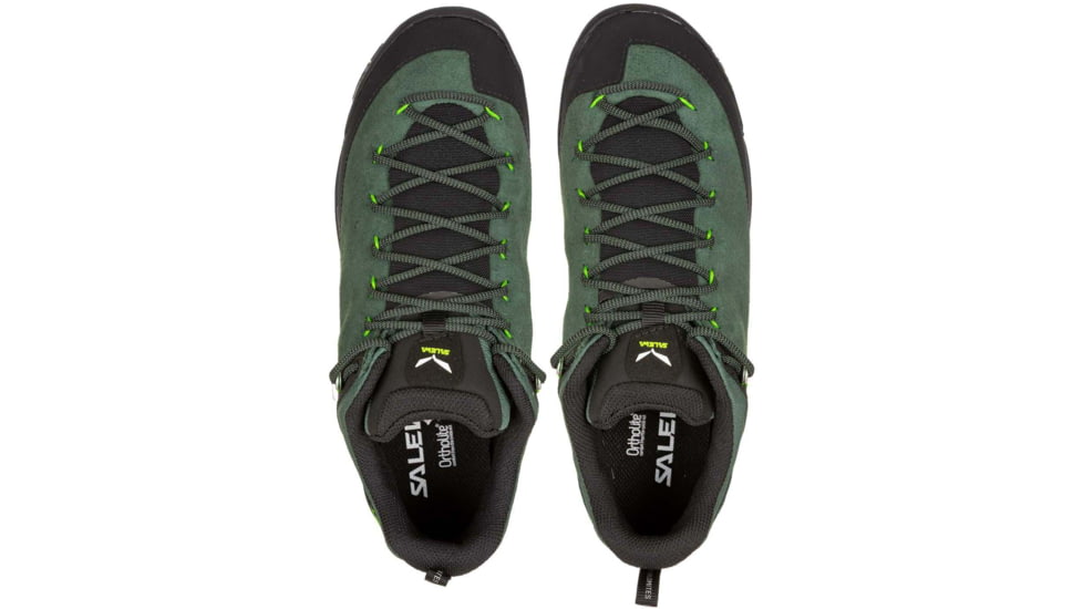 Salewa Wildfire Leather Approach Shoes - Mens, Raw Green/Black, 12.5, 00-0000061395-5331-12.5