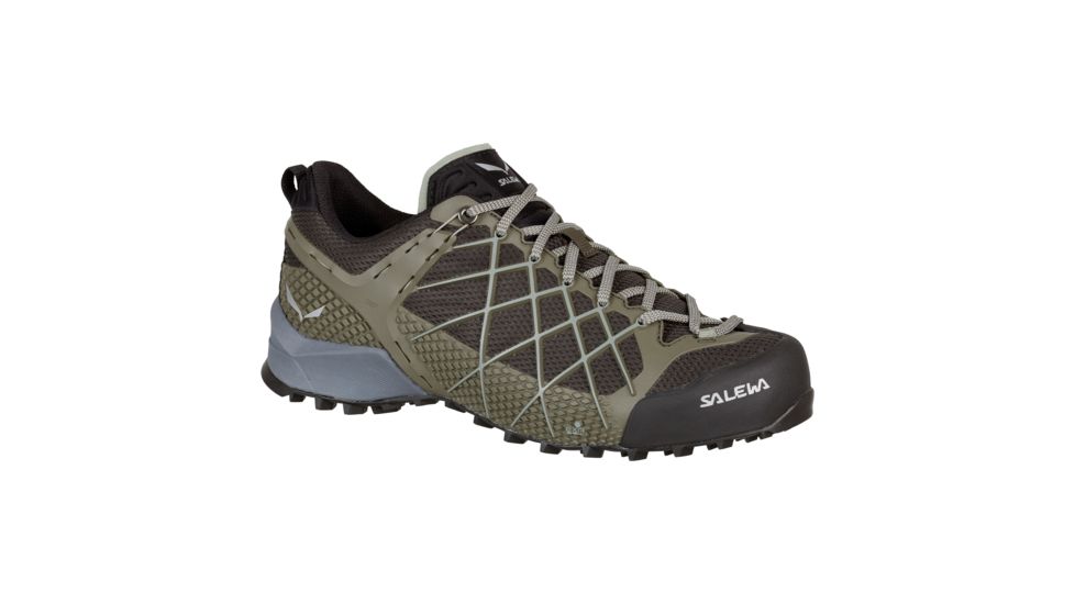 Salewa Wildfire Men's Approach Shoes, Black Olive/Siberia, 00-0000063485-7625