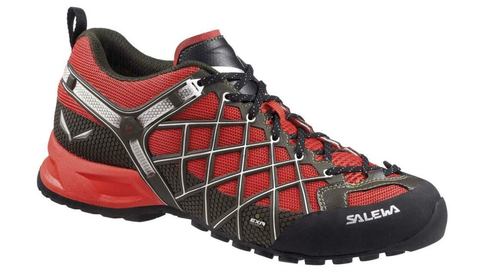 Salewa Wildfire Vent Approach Shoe - Men's-Flame/Basilico-Medium-13