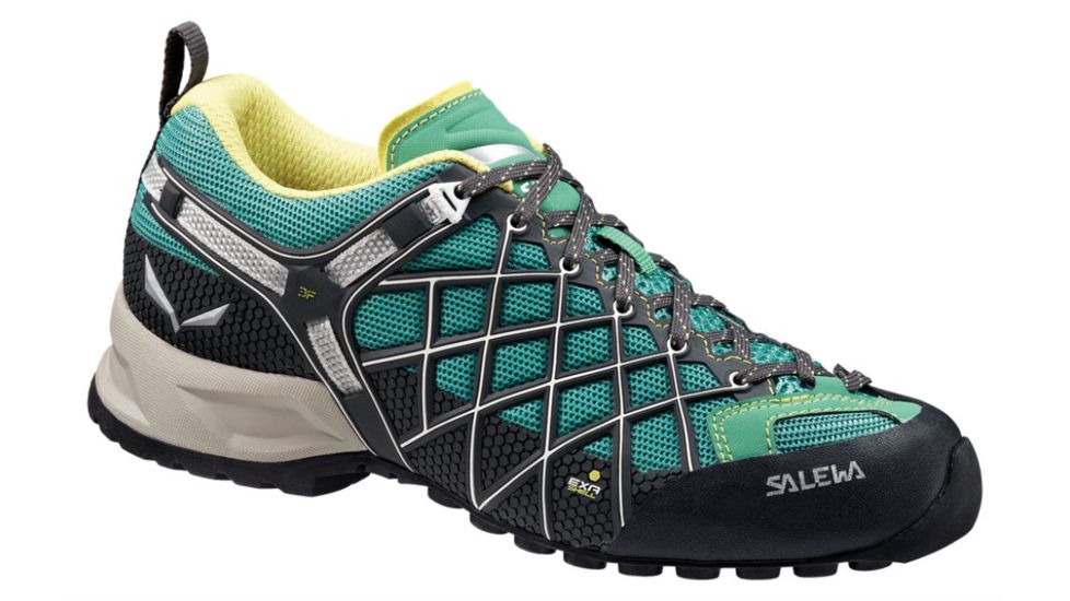 Salewa Wildfire Vent Approach Shoe - Women's-Carbon/Assenzio-Medium-7 US