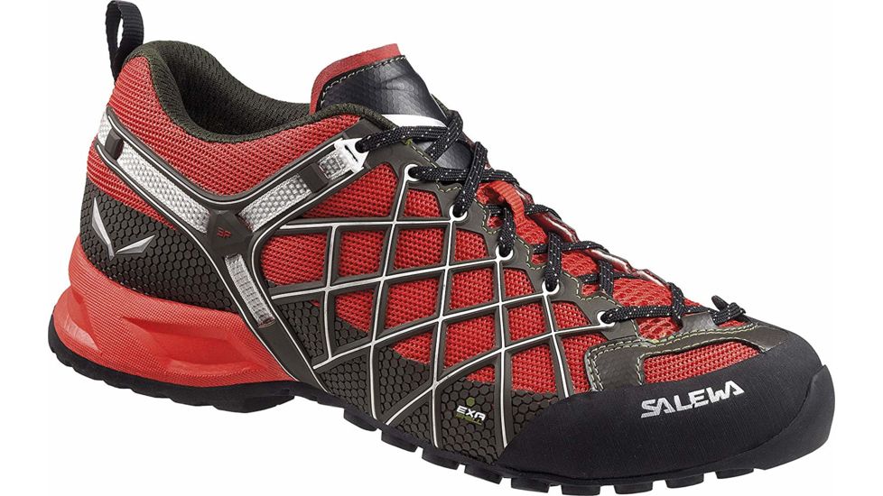 Salewa Wildfire Vent Approach Shoes - Mens, Flame/Basilico, 9, 63420-1504-9-DEMO