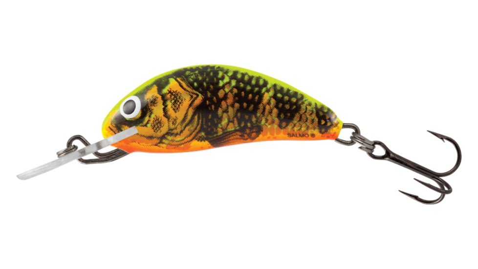 Salmo Hornet 3, 1-3/8in 1/16oz, Floating, Gold Fluorescent Perch, QHT012