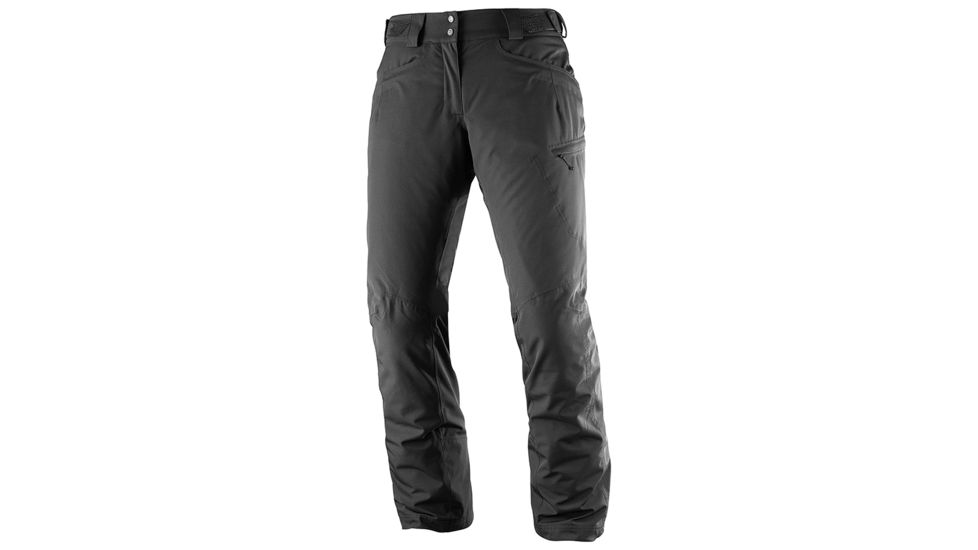 Salomon Fantasy Pant - Womens, Black Heather, Large/Short, L39889600-L/S
