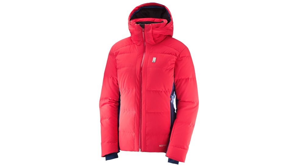 Salomon Whitebreeze Down Jacket - Women's, Hibiscus/Medieval Blue, Large, L40296700-L