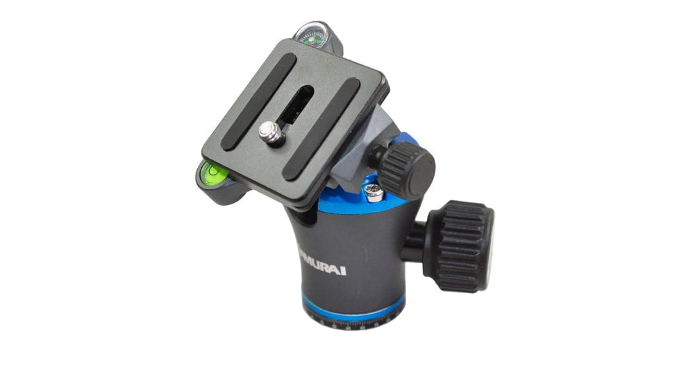 SAMURAI Outdoor-X Carbon 4-Section Carbon Fiber Compact w/Ball Head Travel Tripod, Black, OUTDOORX