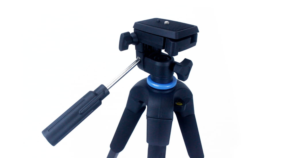 EDEMO SAMURAI Traveller Outdoor 9000 w/ Pan/Tilt Head Tripod, Black, TVM9000, EDEMO1