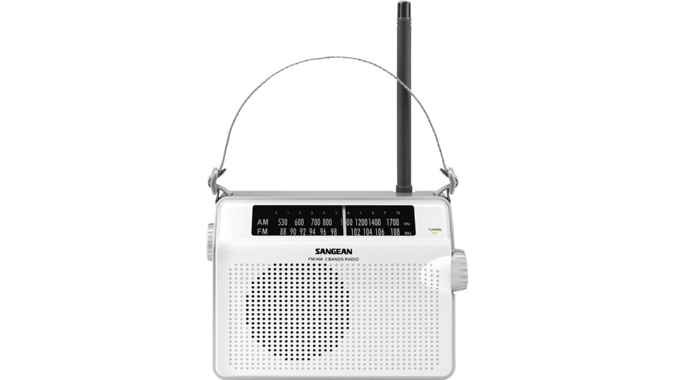 Sangean AM/FM Analog Tuning Radio, Excellent Audio &amp; Reception, Tone Control PR-D6WH