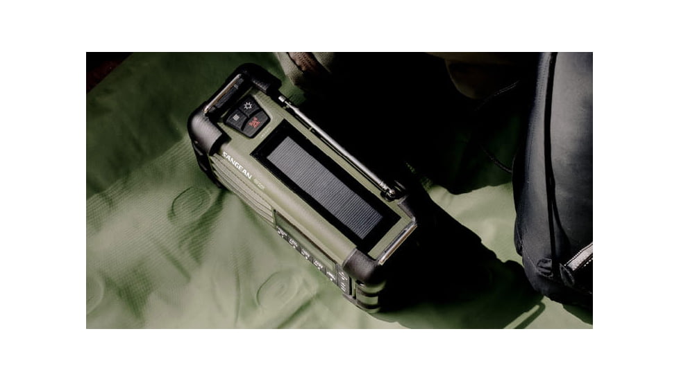 Sangean AM/FM-RDS/Bluetooth/AUX/Weather Alert Multi-Powered Digital Tuning Radio, Forest Green, MMR-99