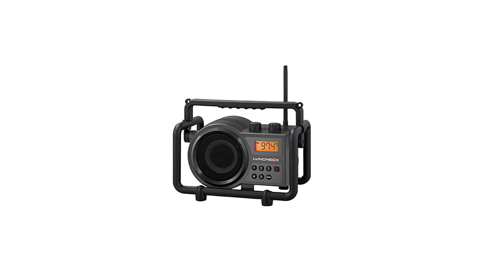 Sangean Compact AM / FM Ultra Rugged Radio, Iron Gray-Black, SG-102