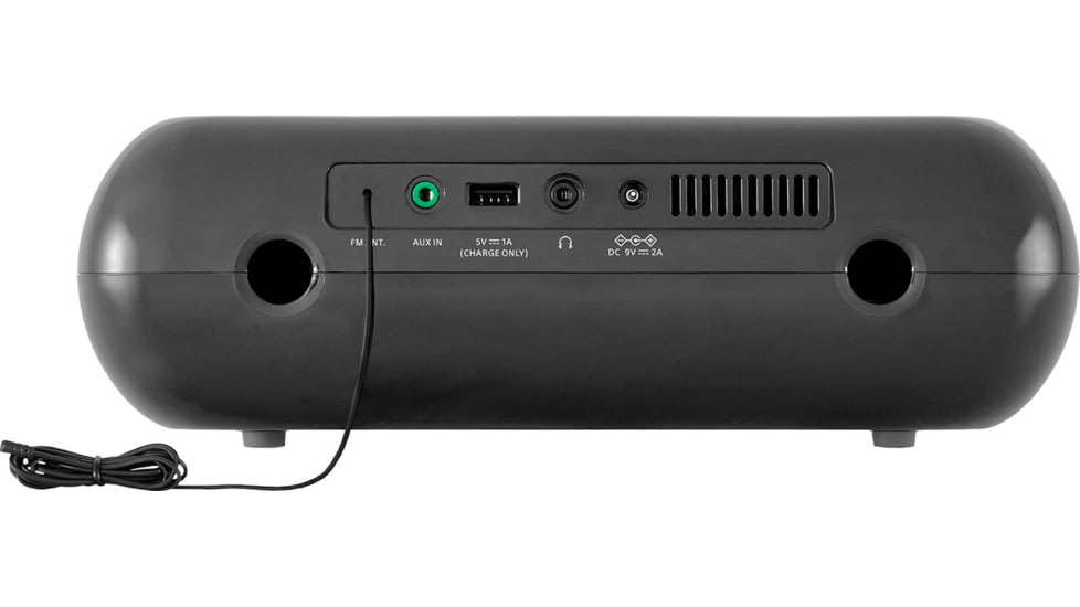 Sangean FM-RBDS / AM / Bluetooth / Aux-in Digital Tuning Clock Radio with Sound Soother, Gray, RCR-30