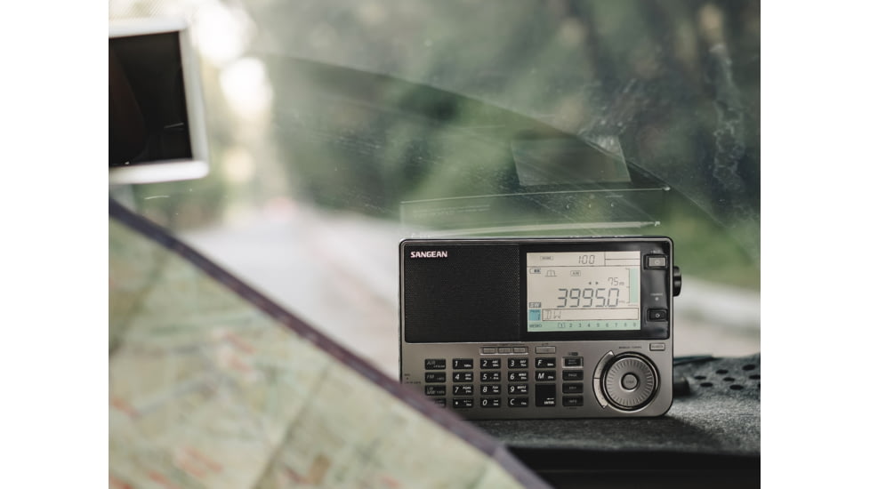 Sangean FM-Stereo PLL Synthesized Receiver Radio, Graphite, ATS-909X2