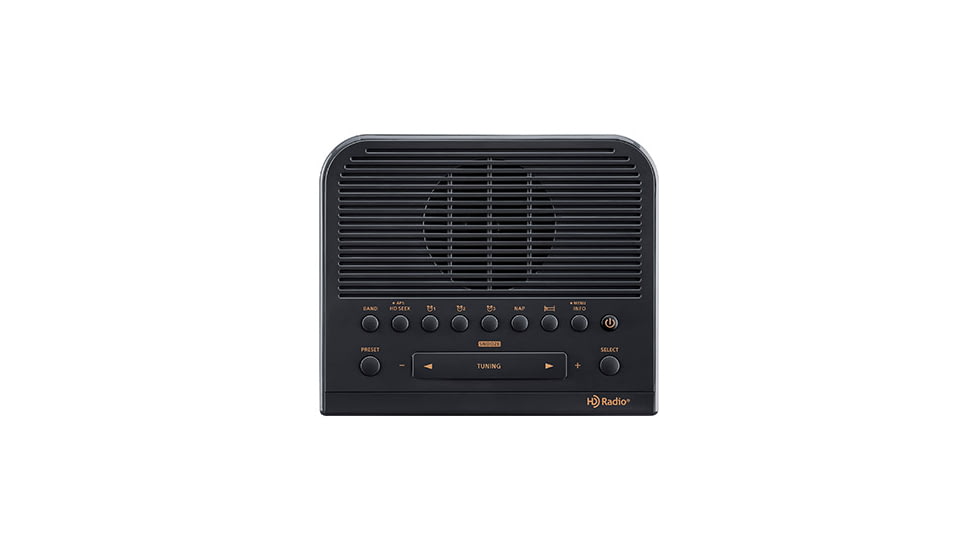 Sangean HD Radio / FM-RBDS / AM Clock Radio, Dark Gray, SG-114