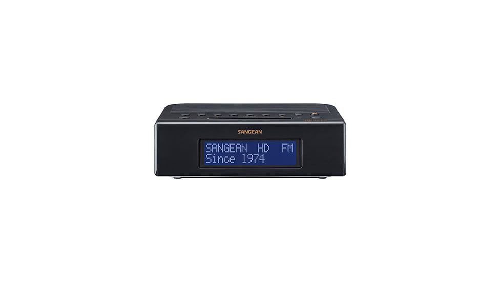 Sangean HD Radio / FM-RBDS / AM Clock Radio, Dark Gray, SG-114