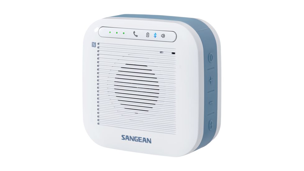 Sangean Portable Waterproof Bluetooth Speaker, White, Small H200