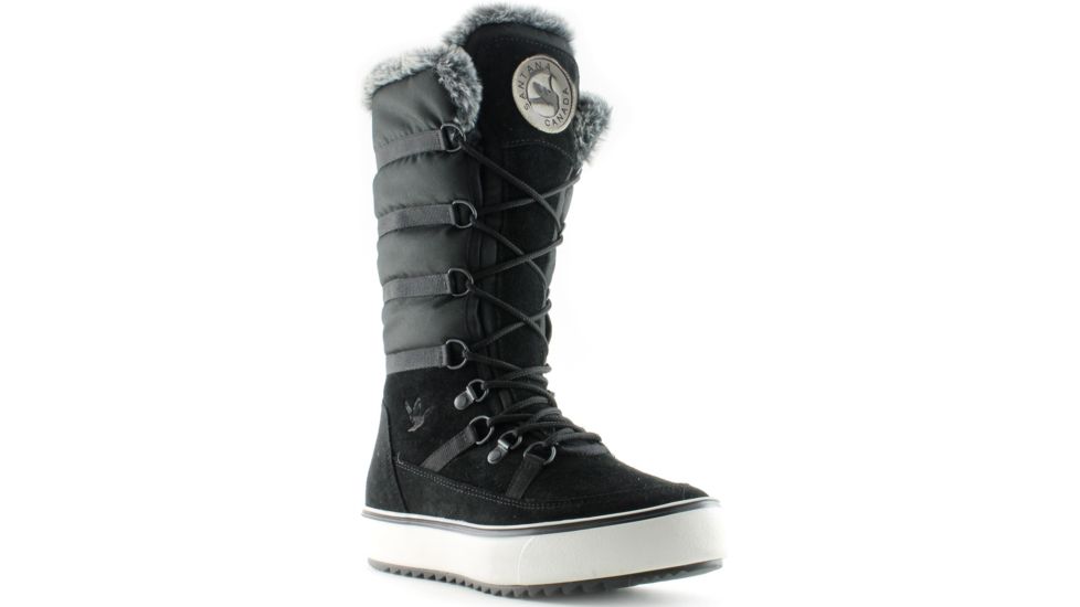Santana Canada Mackenzie Winter Boot - Women's-Black-Medium-9