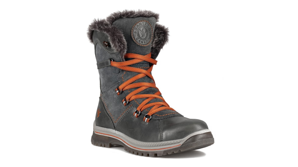 Santana Canada Majestaluxe Lea Med Shoes - Womens, Dark Grey/Rust, 6, 68906805709